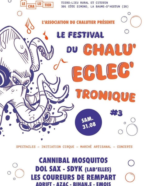 Festival Le Chalu Eclec'tronique 2027