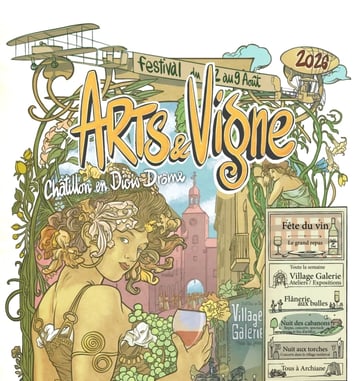 Festival Arts et Vigne 2026 affiche