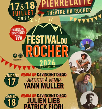 Festival du Rocher 2026 affiche