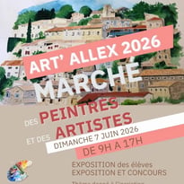 ART ALLEX : Exposition  et concours , Marché des peintres et des artistes