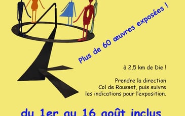 Exposition de sculptures cinétiques et grands mobiles à Die – Soleil, ombre et eau