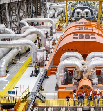 Visite guidée des installations de production d'électricité EDF Tricastin