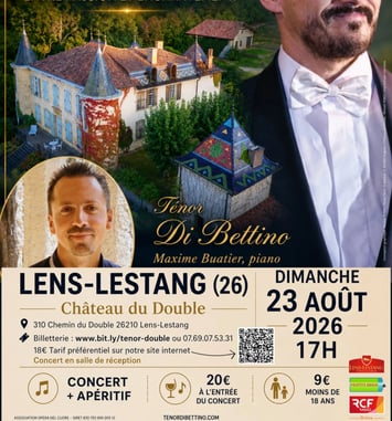 Concerto InCanto par le Ténor Di Bettino et Maxime Buatier, pianiste