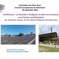 Conférence "Taulignan : La lavande à Taulignan et dans ses environs, une histoire multiséculaire" par Alexandre Vernin