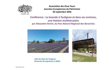 Conférence "Taulignan : La lavande à Taulignan et dans ses environs, une histoire multiséculaire" par Alexandre Vernin