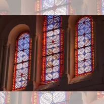 Atelier vitrail à l'église Sainte-Anne