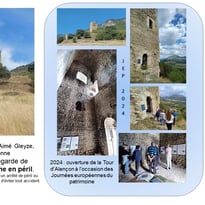 Exposition et présentation sauvegarde de la Tour d'Alençon