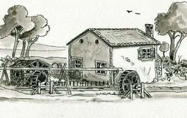 Visitez le site des Moulins à eau de Vassieux