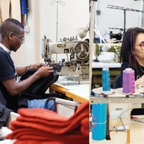 Ardelaine, visite de la confection de vêtements en laine