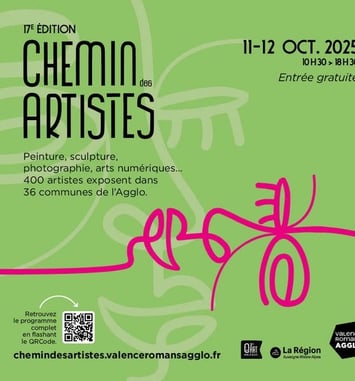 Chemin des artistes à Beaumont-lès-Valence