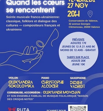 Concert : "Quand les deux coeurs se rencontrent"