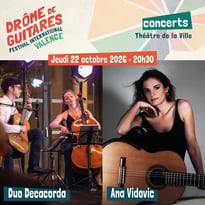 Festival Drôme de Guitares : Duo Decacorda et Ana Vidović