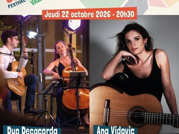Festival Drôme de Guitares : Duo Decacorda et Ana Vidović