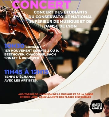 Concert des étudiants du Conservatoire National Supérieur de Musique et de Danse de Lyon
