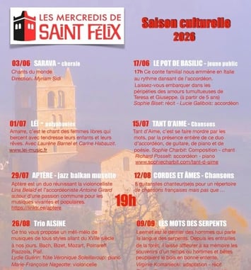 Les Mercredis de Saint Felix