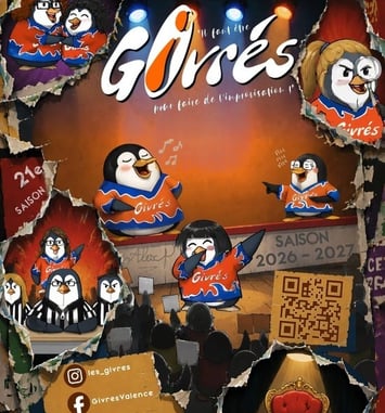 Spectacle d'impro : "Petit concept entre amis" avec les Givrés