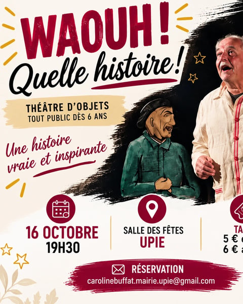 Théâtre d'objet : "Wahou ! Quelle histoire !"