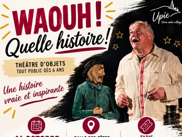 Théâtre d'objet : "Wahou ! Quelle histoire !"