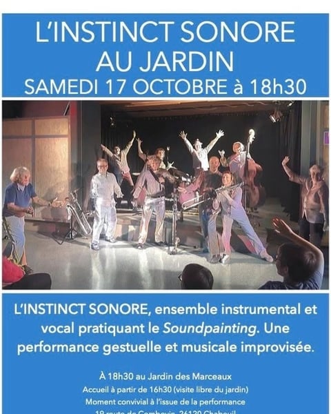 Spectacle : L'instinct sonore au jardin