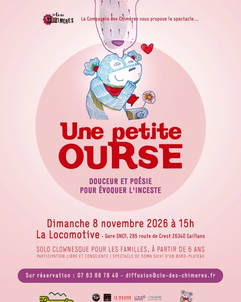 Spectacle « Une Petite Ourse » - Douceur et poésie pour évoquer l'inceste