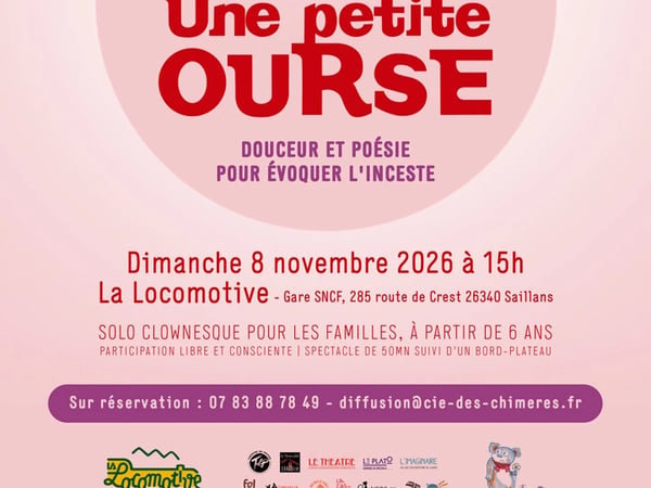 Spectacle « Une Petite Ourse » - Douceur et poésie pour évoquer l'inceste