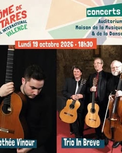 Concert : Timothée Vinour & Trio In Breve - Festival Drôme de Guitares