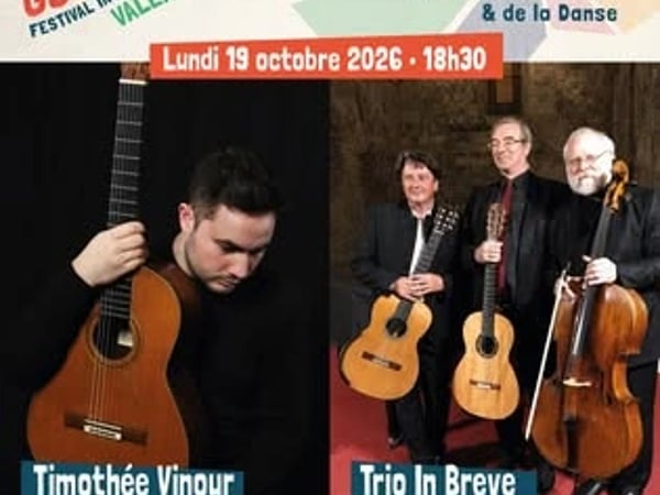 Concert : Timothée Vinour & Trio In Breve - Festival Drôme de Guitares