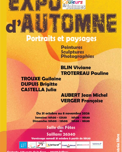 Exposition d'automne Couleurs et volumes