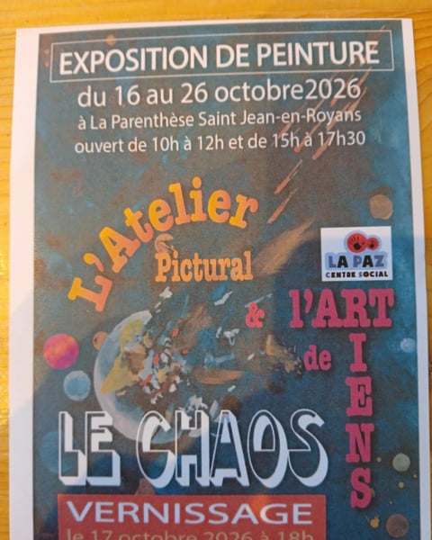 Exposition de peinture : Le Chaos